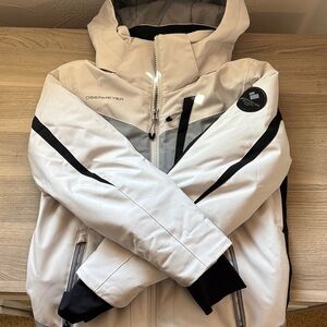Obermeyer Gray and Black Hooded Jacket
